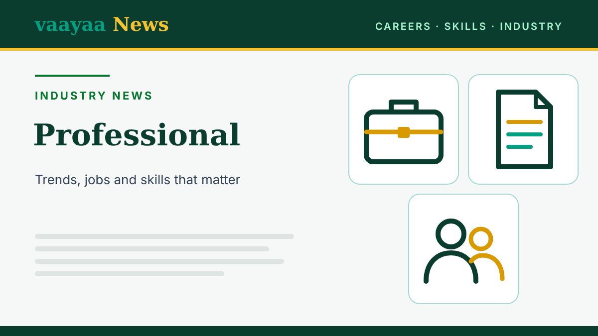 Professional industry news
